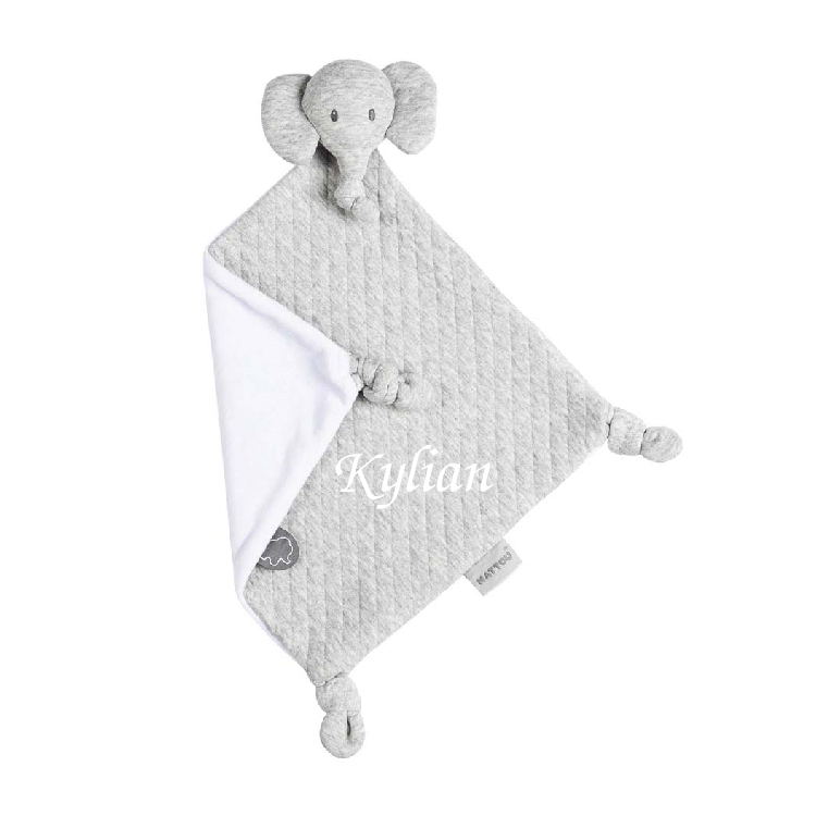  - tembo léléphant - plat gris jacquard 30 cm 